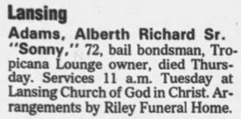 Tropicana Lounge - June 2001 Former Owner Passes Away (newer photo)